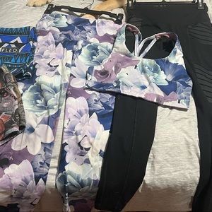 Old navy floral workout outfit